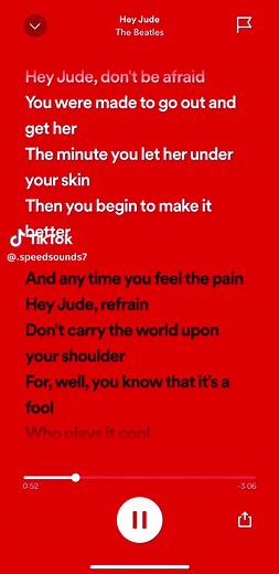 Hey Jude #thebeatles #fyp #spedup #spotify #audio | hey jude