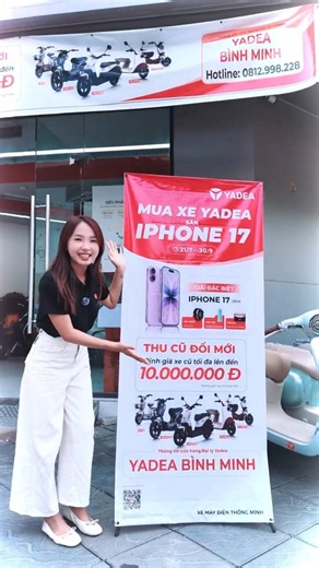 Just 4 simple steps to hunt for massive prizes with Yadea!!