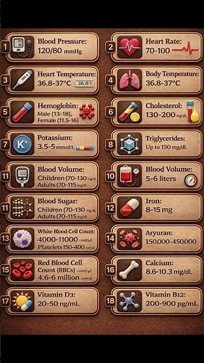 Normal Health Report Ranges Every Adult Must Know | Save This