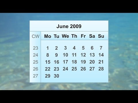 June 2009 Calendar