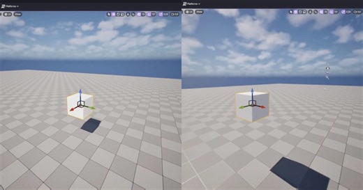 Camera Facing Transform Gizmo In Unreal Engine 5
