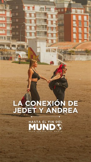 ¡Ponemos a prueba la conexión entre @lajedet y @Andrea Compton! 👀 Mañana los ventureros llegarán al punto de encuentro de Mar del Plata (Argentina), Yy descubriremos el orden de llegada de TODAS las parejas a Puerto Varas (Chile) 😉 Mañana vuelve #HastaElFinDelMundo, después de ‘La Revuelta’, en La 1 de TVE 💙🌎