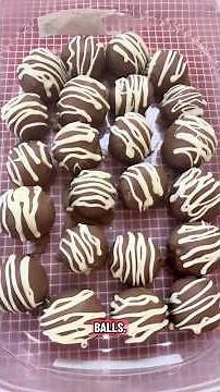 Chocolate Peanut Butter Balls Quick, delicious and easy and perfect for your next holiday party!