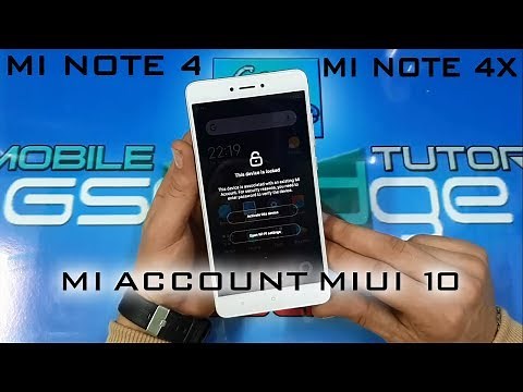 MICLOUD XIAOMI REDMI NOTE 4/4X MIUI10 HOW TO BYPASS MI ACCOUNT ONLY ON GSMEDGE