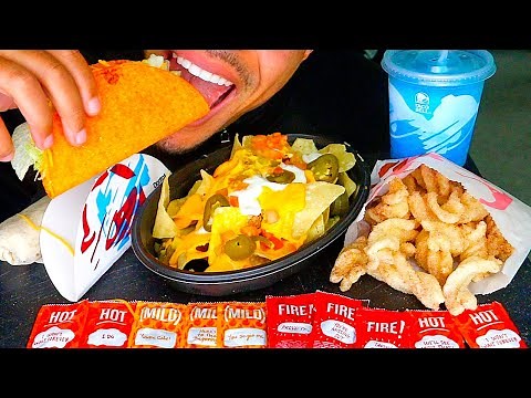 ASMR TACO BELL MUKBANG EATING NO TALKING MOUTH SOUNDS JERRY