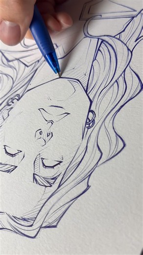 Supergirl drawn in my style #drawing #sketch #art #supergirl