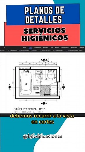 📢Planos de Detalles de Servicios Higiénicos 🇵🇪👷🏻‍♂️ #construccion #ingenieria #shorts #construction