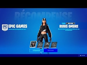 NOUVEAU SKIN RUBIS "Pack de défis Ombres des rues" + DEFIS ! FORTNITE