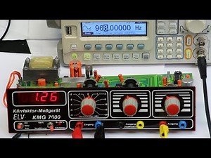Repair, Test & Adjustment of an Audio Distortion-Meter