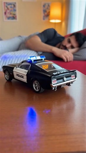This 1969 Ford Mustang Police Car Alarm Clock Is Pure Vintage Authority 😳 | DriF Ter