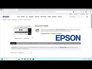 How To Install and Setup Epson EcoTank ET-15000 Printer [Guide]