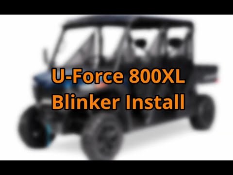2025 U-Force 800XL Turn Signal Install