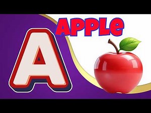 A is for Apple 🍎 ABC Phonics Song | Nonstop ⏰ Nursery Rhymes in English for Toddlers and Kids