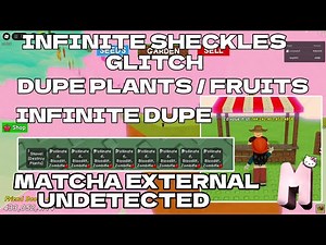 Grow a Garden Script / Glitch | COMPUTER TUTORIAL | DUPE SHECKLES, DUPE PLANT/FRUIT, INFINITE PLANT