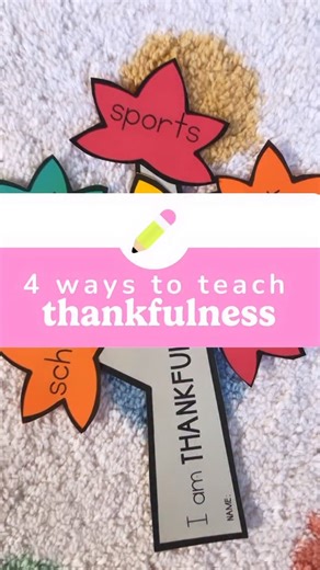 Michelle Griffo Schrock | Here are 4 simple ways to teach thankfulness and gratitude in your primary classroom! 🍁Read books about thankfulness 🍁Make a thankful... | Instagram