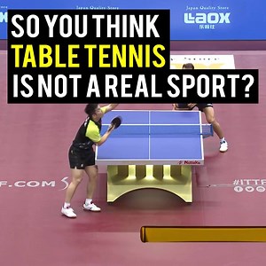 3.6M views · 13K reactions | Think Table Tennis is not a real sport? You sure... | TableTennisDaily | Facebook