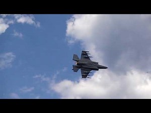 Dutch F-35A Lightning II Low level in California