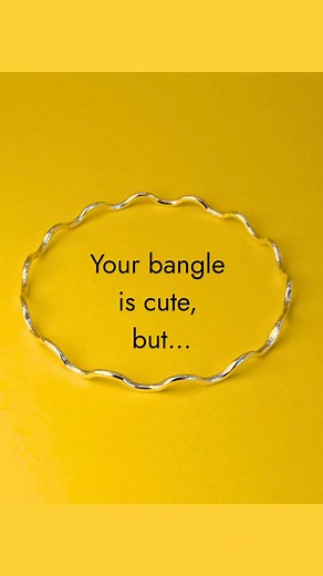 ✨ The Wave ✨ More than just a cute bangle ✨ ✨ So, one of you gorgeous happy magpies, told me recently that she bought this bangle for a friend who was going through some tough stuff. She said it was to remind her to ride the waves. I loved this! ✨Then, I was like 💡🤦🏻‍♀️ why has I never thought of that?! Genius! ✨So I renamed it, and I thought I'd let you know about this bangle's hidden power! It's a resilience reminder as well as a lush piece of jewellery, that's handmade in recycled silver ✨