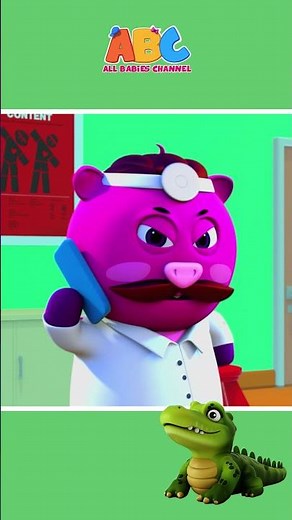 🐊 Five Little Crocodiles - Fun Counting Song for Kids #shorts #nurseryrhymes #kidssong