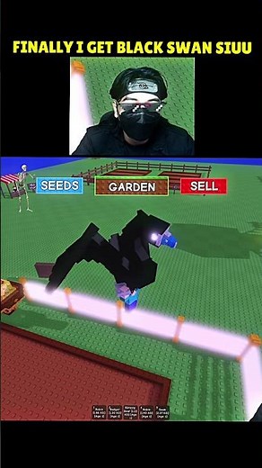 Finally I Get Black Swan Chance 0.069% to Get From Fall Egg at Grow a Garden