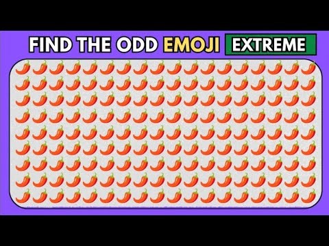 Impossible Odd Emoji Challenge 🤯 | Can You Beat Level 20?