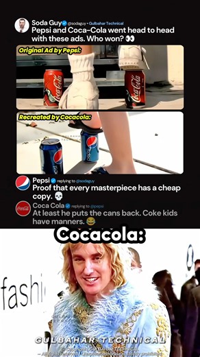 Cocacola vs Pepsi Ads 💀