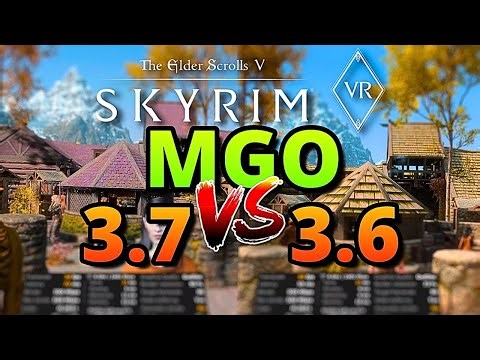 Skyrim VR | Mad God Overhaul 3.7 vs 3.6 | Graphics Comparison