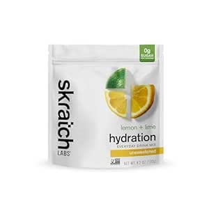 SKRATCH LABS Sugar Free Electrolyte Powder - Hydration Drink Mix - Everyday Unsweetened - Lemon + Lime - 30 Servings - Keto, Vegan, Non-GMO