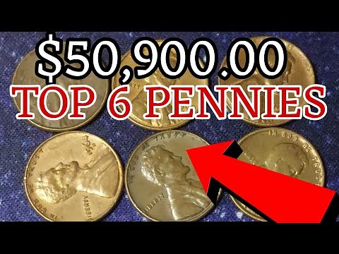 TOP 16 MOST VALUABLE PENNIES IN HISTORY! PENNIES COINS WORTH MONEY