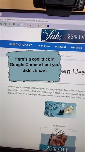 Did you know this Google Chrome trick? #googletipsandtricks #teachertechtip #teachertech