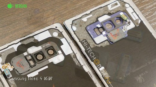 安卓机皇三星note9首拆操作，看着好爽，打开后盖瞬间惊艳了