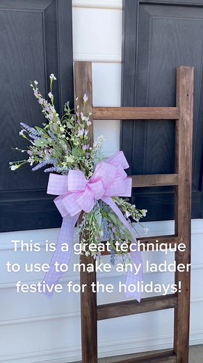 DIY Easter Ladder Decoration Tutorial