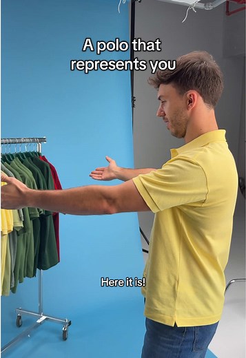 New Lacoste ambassador @Pierre Gasly shows his favorite polos for every occasion. Which one are you picking? 👀 #Lacoste #PierreGasly #Sport #Tennis