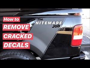 How to Remove Cracked Decals | The “Nitemare” Job