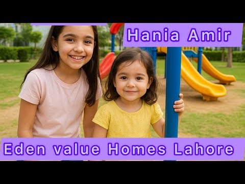 Eshaal & Hania amir Fun Day at Eden Value Homes Park 🌸 | Sisters Playtime Vlog