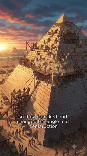 Egypt Failed to Build a Pyramid... Twice 😳 #didyouknow #egypt #history