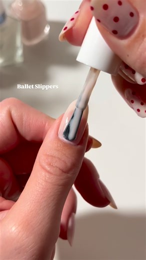 essie on Instagram: "Spot on holiday mani❤️ Shades: Ballet Slippers Forever Yummy Blushed Metal Speed Setter Top Coat"