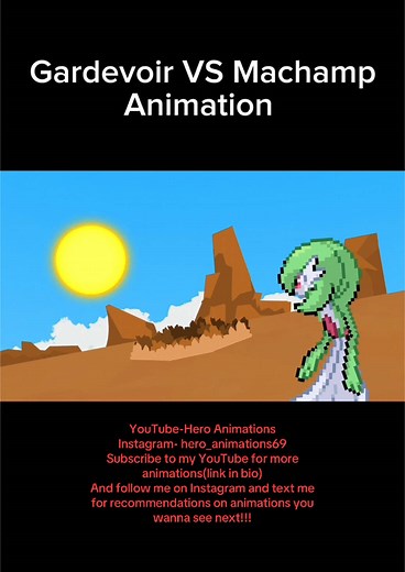 Gardevoir vs Machamp: Epic Animation Showdown
