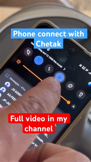 Chetak connect with phone