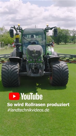 Rollrasen-Produktion #landtechnikvideosde