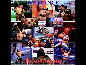 WWE SmackDown VS RAW 2009 All Championship Entrance (PS3)