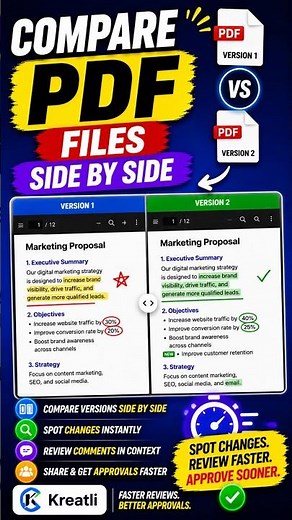 How to Compare PDF Files Side by Side (Free PDF Comparison Tool)