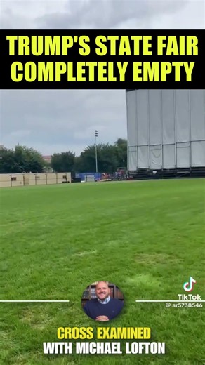 Trump's State Fair is a Ghost Town 😂