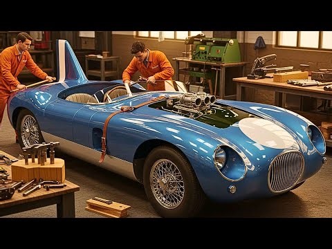 Inside the Jaguar D-Type Factory: Building the 1955 British Racing Legend (Full Process)