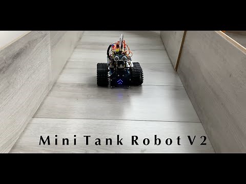 Mini Tank Robot - Keyestudio 4WD Upgraded V2