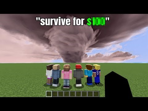 I forced YouTubers to Survive Tornadoes for Money