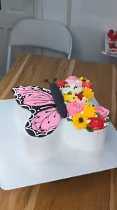 Feeling fluttery with this adorable butterfly cake 🌺🦋🌼🌸 ------ Produced by Comngo | Comngo