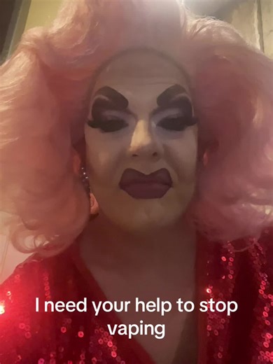 Angel Delight drag queen on TikTok