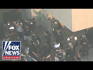 Protests erupt outside CNN headquarters in Atlanta