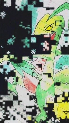 Day 2 Of Anime drawing Challenge💪 "sceptile"#art #drawing #anime